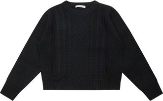 Patrizia Pepe Truien & Vesten, Dames, Zwart, 3Xl, Maglia Trecce