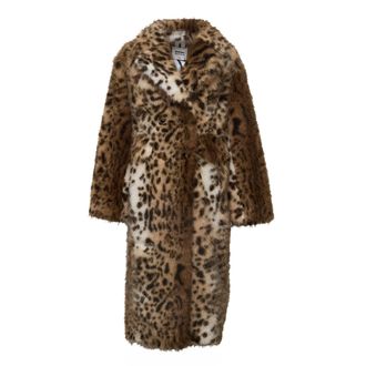 s.w.o.r.d Leopard Print Oversized Faux Fur Coat