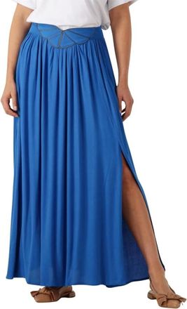 Louizon Dames, Rokken, Blauw, Maat: XS Katoen