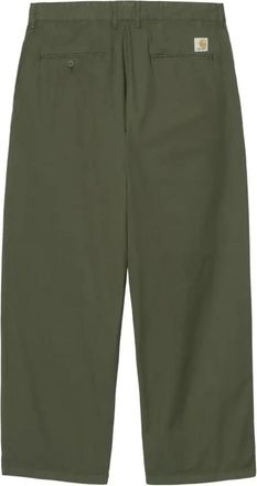 Carhartt Work in Progress Opuntia Loose Tapered Fit Groene Broek - Heren - Straight fit broeken - Groen - W33 - Katoen - Broeken