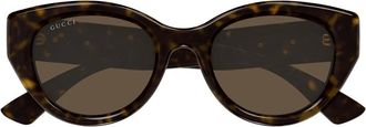 Gucci Gg1976Sk Sunglasses - unisex - Gucci - Sunglasses - Brown - 52 MM - Accessories