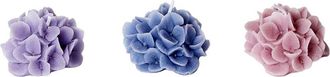 Two's Company Set Of 3 Hydrangea Floral Blooms Scented Candles In Gift Box
