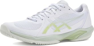Asics Solution Swift FF 2 Womens Tennis Shoes White/Lichen Rock : 10.5 B - Medium, Synthetic