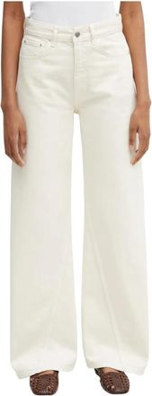 Anine Bing Brie Jeans - Dames - Loose Fit Jeans - Beige - W28 - Katoen - Jeans