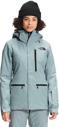 The North Face Gatekeeper Jacket Womens Silver Blue Waterproof Full Zip SGN1520