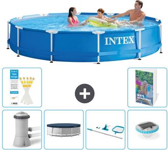 Intex Piscina Con Estructura Redonda - 366x76 Cm - 7-piezas S247