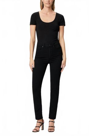 Paige Gemma Denim Jean In Black Shaddow