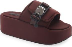 DKNY Vizer Platform Slide Sandal in Bordeaux at Nordstrom Rack, Size 7.5