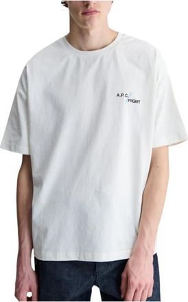 A.P.C. T-shirts - Heren - T-shirts - Wit - M - Tops