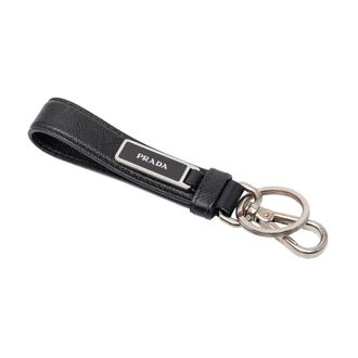 Prada Pre-owned Accessories, female, Black, Size: ONE SIZE Pre-owned Key Chain with Strap