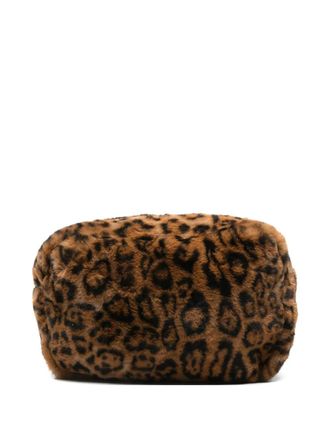 Apparis leopard-print wallet - Brown