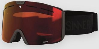 Sinner Arc Matte Black Goggle schwarz