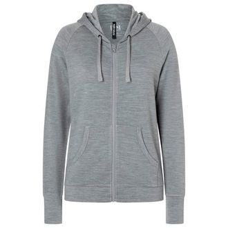 super.natural Everyday Zip Hoodie Hoodie f&uuml;r Damen | grau
