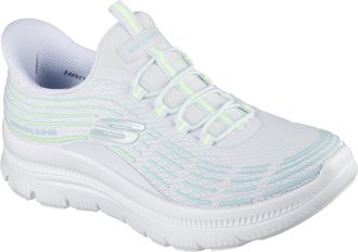 Skechers Womens Summits 2.0 Hands Free Slip-ins Sneaker, White/Multi=wmlt, 6.5 UK