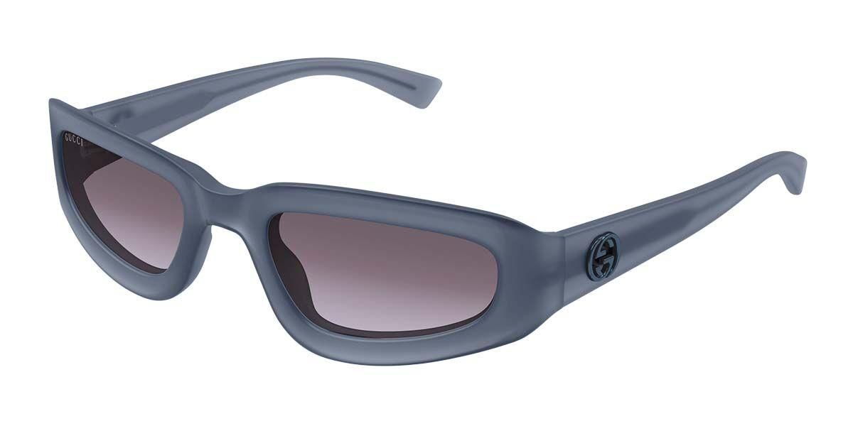 Gucci Women\'s Translucent Light Gray Round Sunglasses - Gucci Gucci GG1942S Round Sunglasses | Fashion Eyewear main image 4