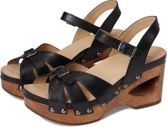 Dansko Alanna Womens Sandals Black : EU 42 (US Womens 11.5-12) Regular, Leather/Rubber