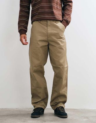 Carhartt Work in Progress pantaloni semplici beige-Neutro
