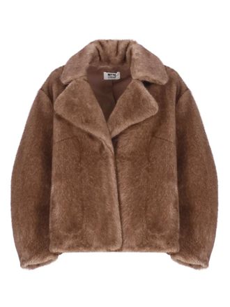 Betta Corradi peak-lapel coat - Brown