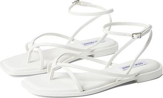 Steve Madden Agree Sandal Womens Shoes White : 7.5 M, Synthetic