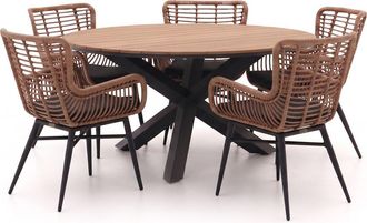 Intenso Furniture Intenso Asti/Fidenza &oslash;149cm dining tuinset 6-delig