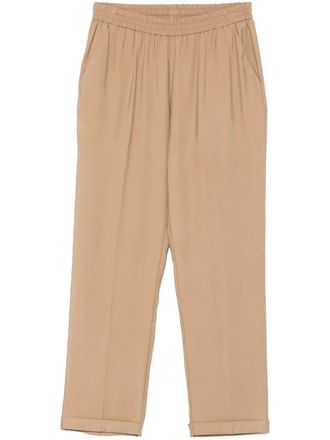 Le Tricot Perugia tapered trousers - Neutrals