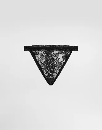 Dolce & Gabbana Lace Briefs - Woman Underwear Black 1