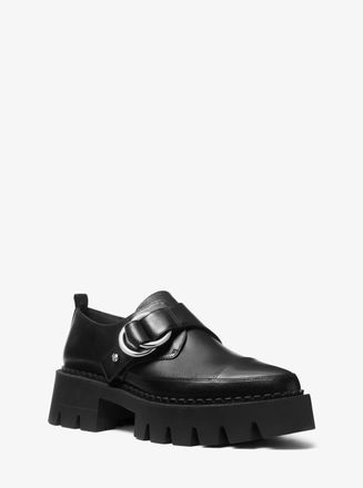 Michael Kors Jaden Leather Platform Loafer