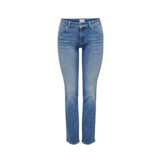 Only Slim Fit Jeans, female, Blue, W25 L32, Regular Fit Cotton Stretch Jeans