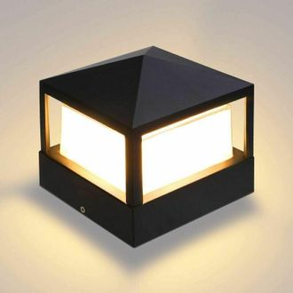 OEM Gabrielle - L&aacute;mpara De Poste, Pilar, Para Puerta, Luz Exterior, Columna, Para Villa, Ip65, Impermeable, De Aluminio, Para Jard&iacute;n, Paisaje, C&eacute;sped, Pue