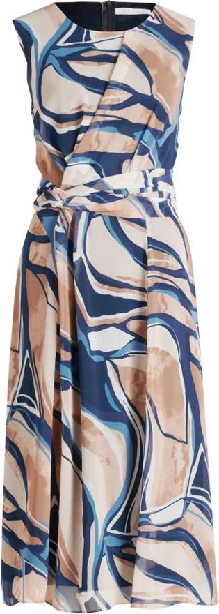 Kleedjes, Dames, Veelkleurig, M, Chiffon, Mouwloze chiffonjurk