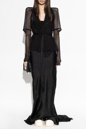 Rick Owens Transparent Blazer, Womens, Black