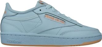 Reebok Womens Club C 85 Sneaker, Ftwr White Ftwr White Aura Orange, 3.5 UK