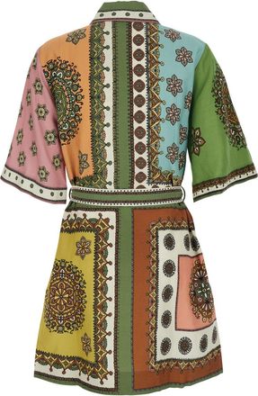 Alemais Womens Mini Dress Contina Multicolour Viscose Blend