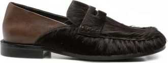 Paloma Barcel&oacute; Loafers Pony Hair Blanche