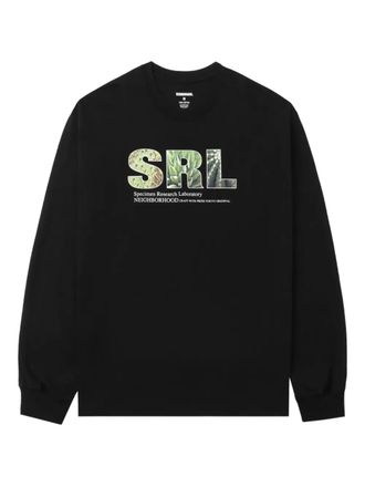 Neighborhood SRL graphic-print long-sleeve T-shirt - men - Cotton - M - Black