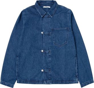 Edmmond Studios Avail Jacket Stonewash - Heren - Spijkerjassen - Blauw - XL - Katoen - Jassen