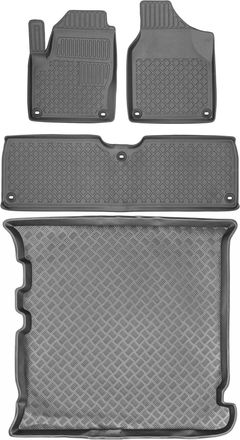 OEM Juego De Alfombrillas Para Coche Y Maletero Para Volkswagen Sharan I Van (1995-2010)