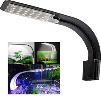 OEM Luci Per Acquario, Luci A Led, Nano Luci A Clip Bianche E Blu, Adatte Per Pesci E Piante Acquatiche