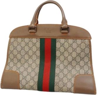 Gucci Pre-owned Handbags, female, Multicolor, Size: ONE SIZE Pre-owned Vintage PVC Handbag