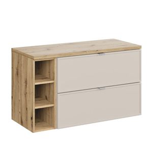 Petits Meubles Mueble bajo lavabo 3 compartimientos estratificado 100.6cm