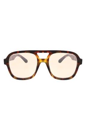 BCBGeneration 54mm Aviator Sunglasses in Brown Tortoise at Nordstrom Rack