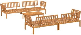 vidaXL 5 Piece Garden Pallet Sofa Set Solid Wood Acacia vidaXL