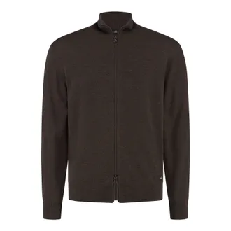 Wahts Mens Knitwear, TargetGroup:Men Dark Brown Melange / XXL