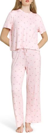 Honeydew Intimates All American Pajamas in Flora Strawberries at Nordstrom, Size X-Small