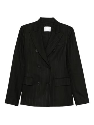 Andamane Jack met krijtstreep en dubbele rij knopen - Zwart