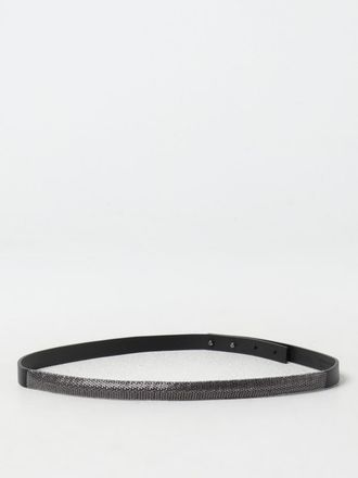 Orciani Cintura Orciani in pelle con monile di ottone