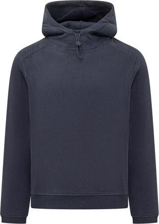 K-Way Lorleau Cotton Cashmere Hoodie - Heren - Hoodies - Blauw - XL - Katoen - Hoodies & sweatvesten