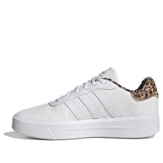 adidas (WMNS) adidas Court Platform Shoes White Leopard GW9786