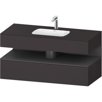 Duravit Qatego Lavabo Encastrado Con Base De Lavabo Consola, - Duravit