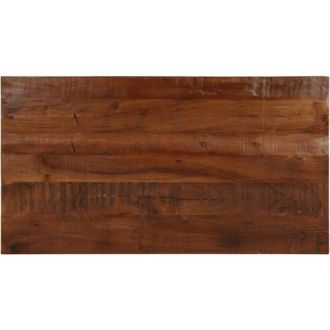 vidaXL Piano Tavolo 120x50x2,5 cm Rettangolare in Massello di Recupero - Vidaxl